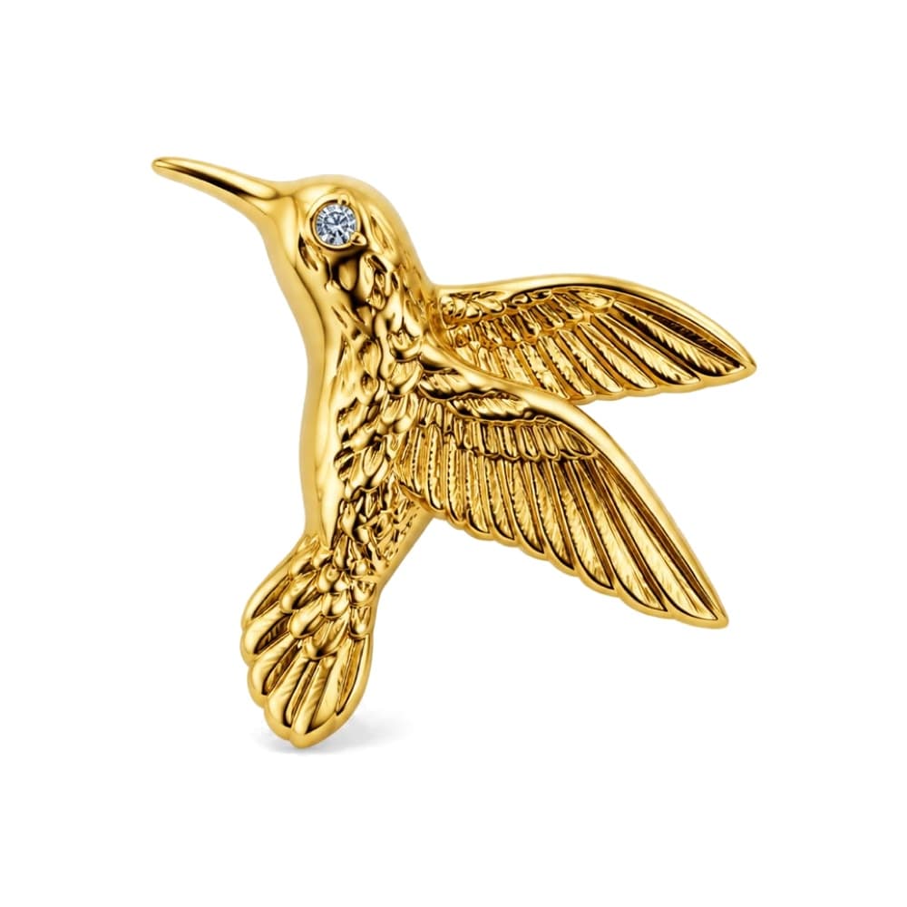 Colibrì in titanio PVD Gold