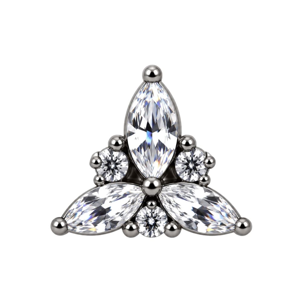 Triangolo marquise in titanio