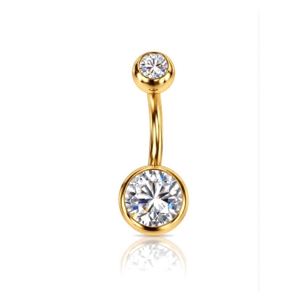 Castone classico in titanio PVD Gold