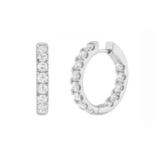 Carica l&#39;immagine nel visualizzatore di Gallery, Double Diamond Hoop
