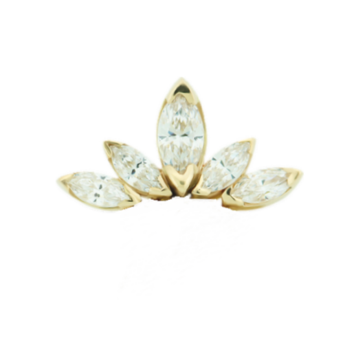 Lotus Marquise Stud