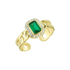 Green Chain Anello