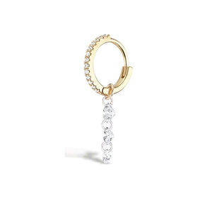 Diamond Charms Hoop