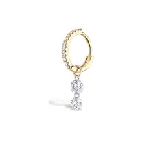 Carica l&#39;immagine nel visualizzatore di Gallery, Diamond Charms Hoop
