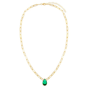 Emerald Drop Collana