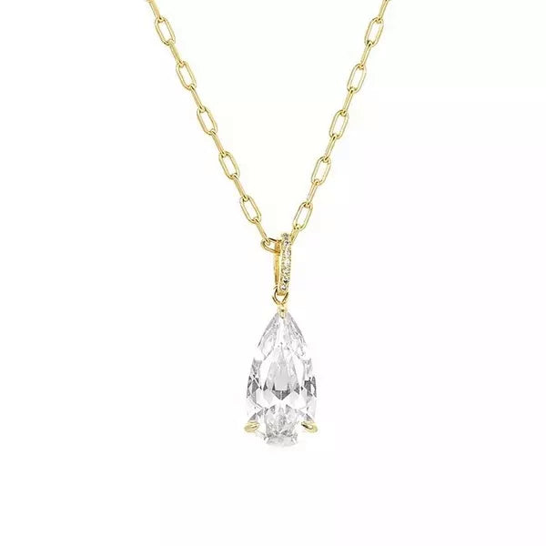 Pear Solitarie Collana