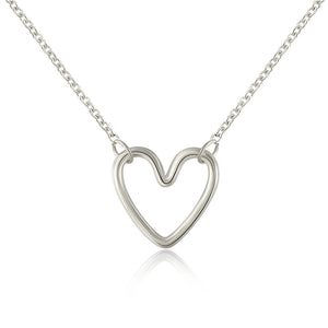 Stylized Heart Collana