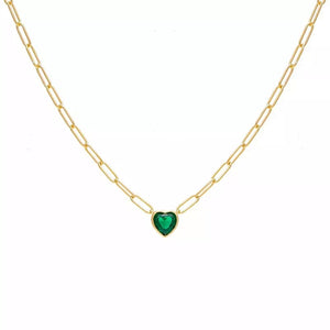 Emerald Love Collana