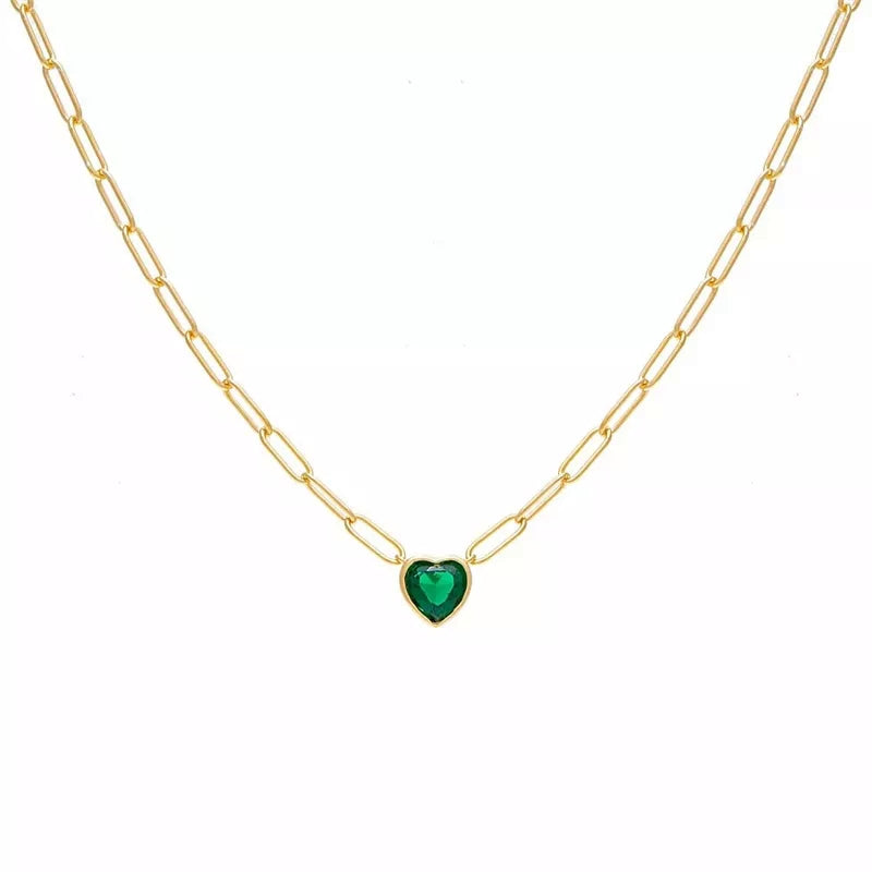 Emerald Love Collana