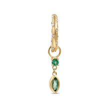 Carica l&#39;immagine nel visualizzatore di Gallery, Diamantato Emerald Hoop
