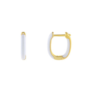 Enamel White Hoop