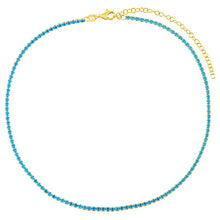 Carica l&#39;immagine nel visualizzatore di Gallery, Thin Colored Tennis Choker
