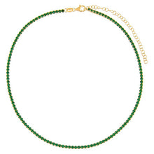 Carica l&#39;immagine nel visualizzatore di Gallery, Emerald X tennis Choker
