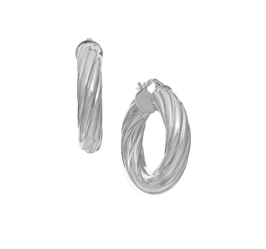 Twister Hoops Orecchini